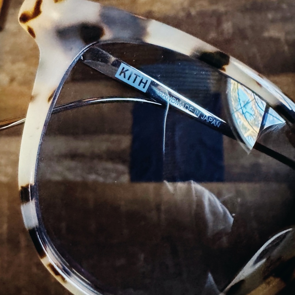 Kith Modo Georgica Tortoise Shell Sunglasses • Wh… - image 2